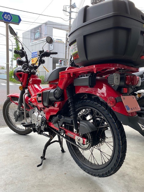 ハンターカブCT125タイヤ交換