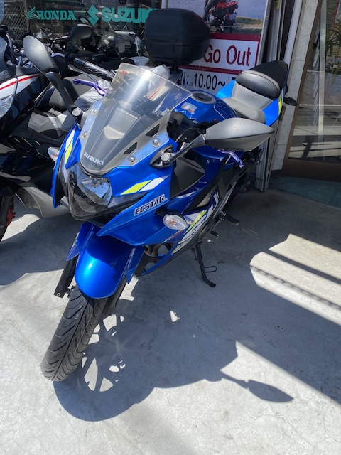 GSX250Rタイヤ交換