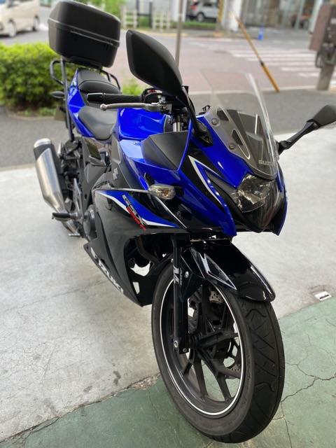 GSX250Rアドレス定期点検
